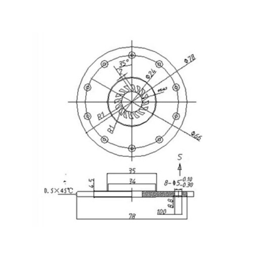 Windmeile pedaalsensor BZ-10 close-up