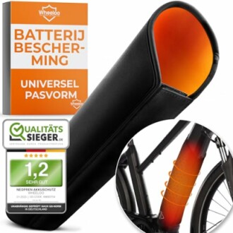 Batterijbescherming voor fiets met universele pasvorm.