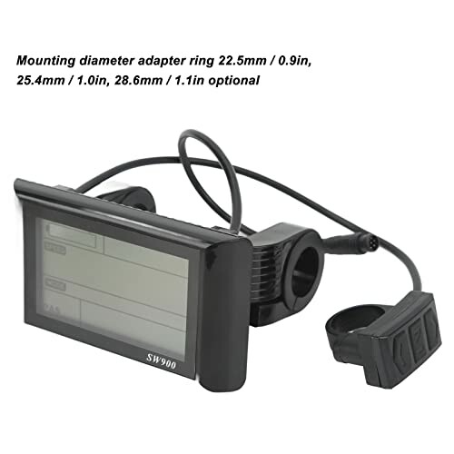 Digitale fietsdisplay met adapterring SW900