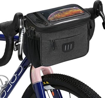 Fietsstuur tas met telefoonhouder