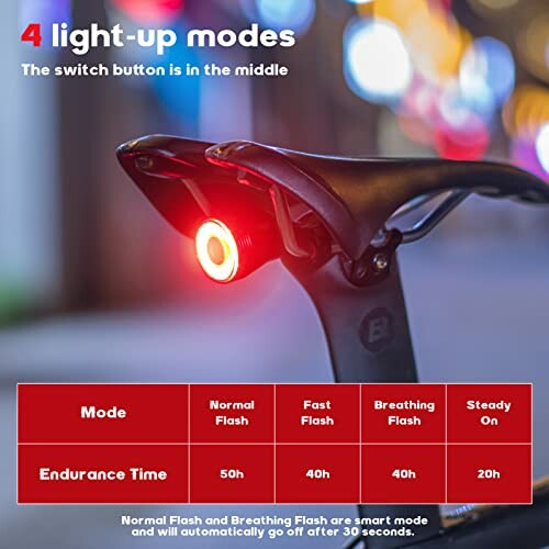 ROCKBROS LED Fiets Achterlicht