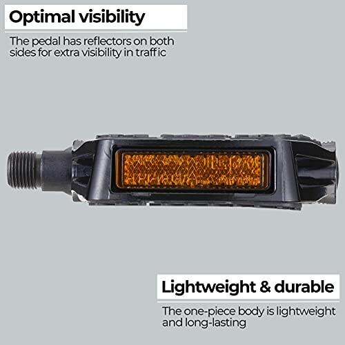 Fietspedaal met reflectoren voor zichtbaarheid