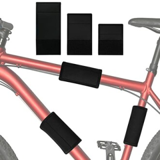 Beschermende pads voor fietsframe