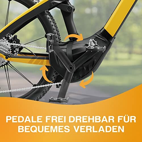 Fiets met vrij draaibare pedalen