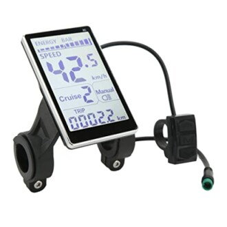 Fietssnelheidsmeter met digitaal display en kabel