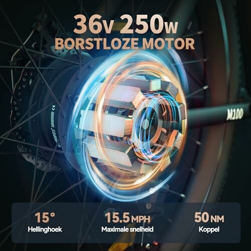 Borstloze motor met specificaties 36v 250w