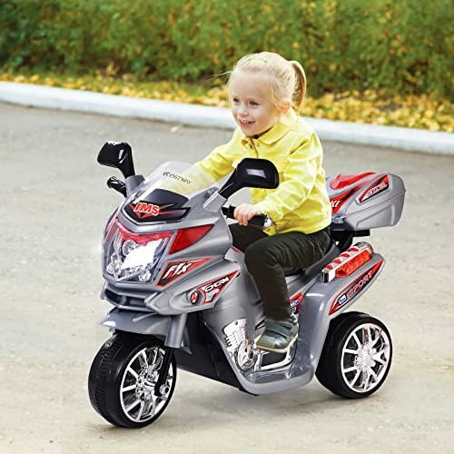 COSTWAY Kinderen Rijden op de Motorfiets