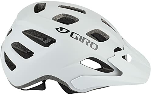 Witte fietshelm van Giro met ventilatieopeningen