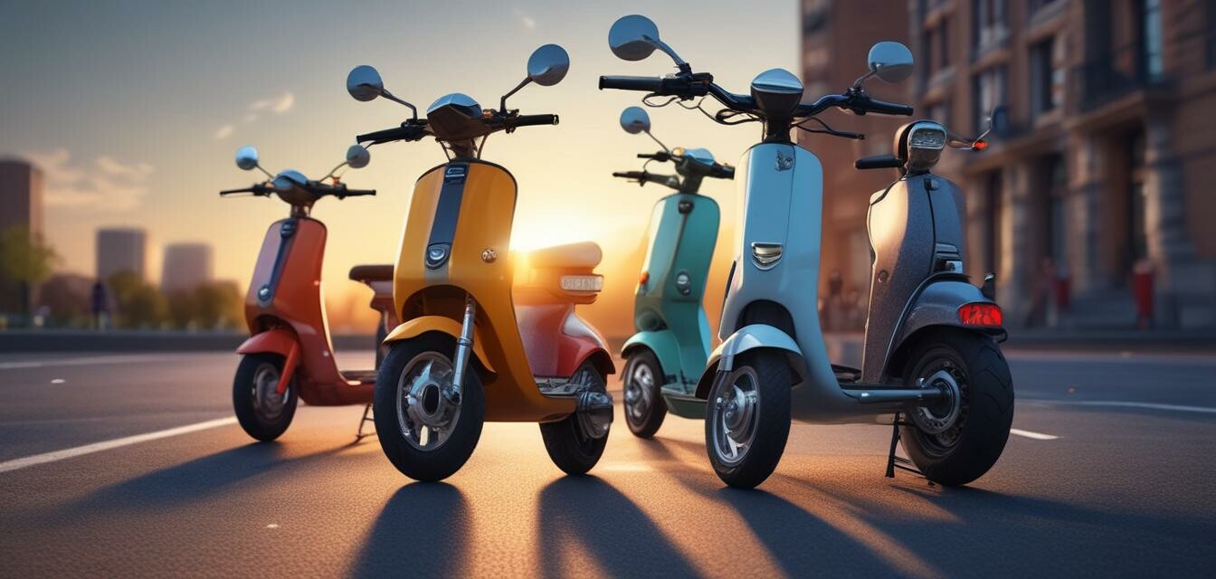 Different types of electric scooters