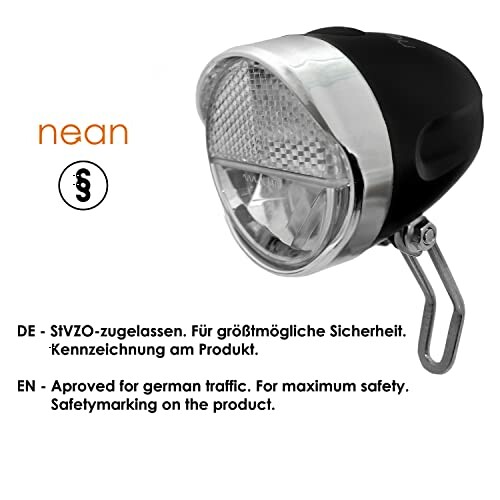 Fiets koplamp met StVZO-goedkeuring